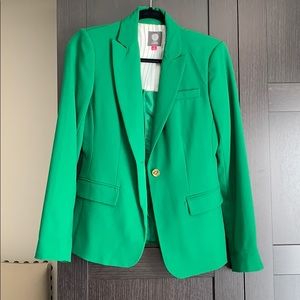 GREEN SIZE 0 VINCE CAMUTO BLAZER